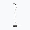 On-Stage MS7201C, Round-Base Mic Stand, Height 33"-60", Chrome and Black