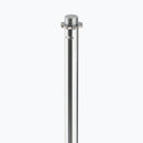 On-Stage MS7201C, Round-Base Mic Stand, Height 33"-60", Chrome and Black