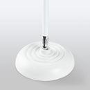 On-Stage MS7201QTRW, Quarter-Turn Round-Base Mic Stand, Height 34"-60", White