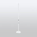 On-Stage MS7201W-BB, Round-Base Mic Stand, Height 33"-60", White