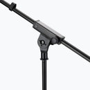 On-Stage MS7411TB, Drum/Amp Tripod Mic Stand with Tele Boom, Height 17"-27", 20"-36" Boom, 22", 26" Base Spread, Black