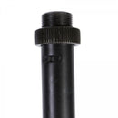 On-Stage MS7625B, Hex-Base Quarter-Turn Threadless Mic Stand, Height 33"-61", 11.5" Base Spread, Black