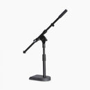 On-Stage MS7920B, Bass Drum/Boom Combo Mic Stand, Height 8"-14", 16" Boom, 4.5"x7.5" Base Spread, Black