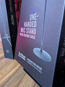 On-Stage MS9212, Production-Grade Mic Stand with 12" Round Base, Height 36"-65", Black