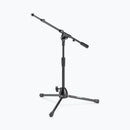 On-Stage MS9411TB, Production-Grade Heavy-Duty Kick Drum Mic Stand, Height 15"-24", 19"-33" Boom, 19" Base Spread, Black