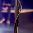 On-Stage MS9701TB, Production-Grade Mic Stand with Tripod Base and Telescoping Boom Arm, Height 36"-64", 21.5"-36" Boom, 24" Base Spread, Steel and Zinc Construction, 5/8"-27" Threading, Black