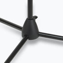 On-Stage MSP7703, Three Euro Boom Mic Stands with Bag, Height 32"-61.5", 30" Boom, 23" Base Spread, Heavy-duty Padded Nylon Material, 5/8"-27" Threading, Black