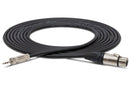 HOSA - Camcorder Microphone Cable, Neutrik Right-angle XLR3F to Hosa 3.5 mm TRS, 15 ft
