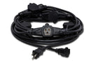 HOSA - Power Distribution Cord, 6 x NEMA 5-15R to NEMA 5-15P, 30 ft