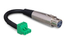 HOSA PRO - Pro Low-voltage Adaptor, Rean XLR3F to PHX3F, 6 in