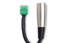 HOSA - Low-voltage Adapter, PHX3F to XLR3M, 6 in