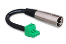 HOSA - Low-voltage Adapter, PHX3F to XLR3M, 6 in