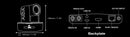 AIDA PTZ4K-NDI-X12B, NDI®|HX/HDMI/USB/IP/SRT/12X Zoom Stream/Conference 4K60 PTZ Camera in Black