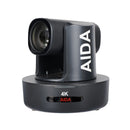 AIDA PTZ4K-NDI-X12W, Broadcast/Conference NDI®|HX 4K NDI/IP/SRT/HDMI PoE PTZ Camera 12X Zoom Auto-Tracking White