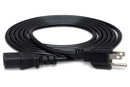 HOSA - Power Cord, IEC C13 to NEMA 5-15P, 6 in