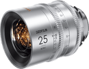 DZOFILM Vespid Retro 7-lens Kit (16, 25, 35, 50, 75, 100,125mm) with hard case (PL mount with EF bayonet, Silver), Full-Frame Vintage-Look Cine Prime Kit, PL Mount, Manual Focus and Iris