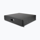 On-Stage RDL2000, 2U Locking Rack Drawer, Steel Material, Black, 2U
