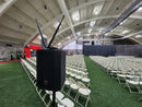 RF Venue RF PA Extension Kit 8 Pack RF-PA-8PACK, Wireless UHF Audio Link for PA Systems, Transmitter and 8 Receivers