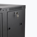 On-Stage RKD1200, 12U Wall-Mount Knock-Down Rack, Height 24.41", 21.65" Length, Steel Construction