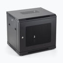 On-Stage RKD9000, 9U Wall-Mount Knock-Down Rack, Height 19.85", 21.65" Length, Steel Construction