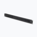 On-Stage RPBR1000, 1U Rack Brush Panel, Steel Material, Black, 1U