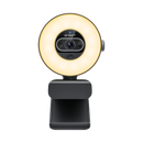 EMEET SmartCam S600L, 4K StreamCam with 1/2" CMOS Sensor, Built-In RGB Ring Light with Cold, Warm and Mixed Modes, 1080p 60fps, 0.2s PDAF Autofocus and Built-In Privacy Cover