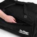 On-Stage SB1200, 12" Speaker Bag, Heavy-duty Padded Nylon Material, Black