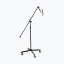 On-Stage SB96, Tripod Studio Mic Boom with 7" Mini Boom Extension and Casters, Height 45"-76", 43"-79" Boom, 34" Base Spread, 5/8"-27" Threading, Black