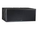 EAW SBX218 Black, 2 x 18in Ground Stack Powered Subwoofer, DANTE