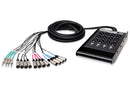 HOSA - Pro-Conex Stage Box Snake, Hosa 8 x XLR Sends and 4 x 1/4 in TRS Returns, 100 ft