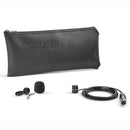 Shure WL183MW/O-TQG, Lavalier Microphone, Omni, White