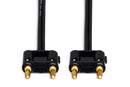 HOSA - Speaker Cable, Hosa 1/4 in TS to Same, Black Zip, 20 ft