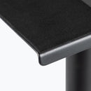 On-Stage SMS6000-P, Studio Monitor Stands (Pair), Height Adjustment 36 1/2" - 54", 90 lbs. Weight Capacity, 18" Base Spread, Steel Construction, Black