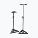 On-Stage SMS6000-P, Studio Monitor Stands (Pair), Height Adjustment 36 1/2" - 54", 90 lbs. Weight Capacity, 18" Base Spread, Steel Construction, Black