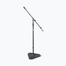 On-Stage SMS7630B, Studio Mic Boom, Height 42"-72", 32.5"-47" Boom, 15" Base Spread, 5/8"-27" Threading, Black