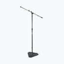 On-Stage SMS7630B, Studio Mic Boom, Height 42"-72", 32.5"-47" Boom, 15" Base Spread, 5/8"-27" Threading, Black