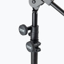 On-Stage SMS7650, Hex-Base Studio Boom Mic Stand, Height 40"- 82", 43"-79" Boom, 18" Base Spread, 5/8"-27" Threading, Black