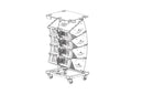 JBL SRX910LA VT, Vertical Transporter