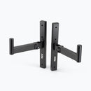 On-Stage SS7323B, Wall-Mount Speaker Bracket, 80 lbs. Weight Capacity, Steel Construction, Black
