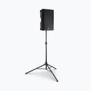 On-Stage SS7730B, Classic Speaker Stand, Height Adjustment 44"-80", 160 lbs. Weight Capacity, Steel and Aluminum Construction, Black