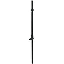 On-Stage SS7745LOK, Adjustable Subwoofer Attachment Shaft with Locking Adapter, 32 1/2" - 47" Length, 100 lbs. Weight Capacity, Steel Construction, Black