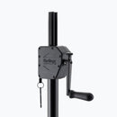 On-Stage SS7747V2, Crank-Up Subwoofer Pole, Height Adjustment 40"-63", 145 lbs Weight Capacity, Steel Construction, Black