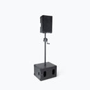 On-Stage SS7747V2, Crank-Up Subwoofer Pole, Height Adjustment 40"-63", 145 lbs Weight Capacity, Steel Construction, Black