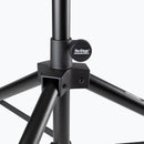 On-Stage SS7762B, Speaker Stand with Adjustable Leg, 45" - 72" Length, 110 lbs. Weight Capacity, 32" - 48" Base Spread, Aluminum Construction, Black