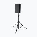 On-Stage SS7764B, Air-Lift Speaker Stand, Height Adjustment 47" - 74", 100 lbs. Weight Capacity, 46" Base Spread, Aluminum and Steel Construction, Black
