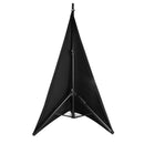 On-Stage SSA100B, Speaker/Lighting Stand Scrim, Stretchable, Durable Nylon w/ Built in Bag Construction, Black