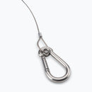 On-Stage SSACB28, Safety Cable, 28" Length, Steel Construction, Includes Carabiner