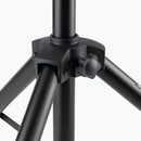 On-Stage SSP7750, Compact Speaker Stand Pack, Height Adjustment 37" - 60", 60 lbs Weight Capacity, Aluminum Construction, Black, Includes 2 Stands and Carry Bag