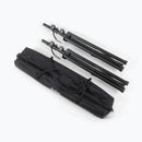 On-Stage SSP7950, All-Aluminum Speaker Stand Pack, Height Adjustment 45" - 72", 120 lbs Each Weight Capacity, Aluminum Construction, Black