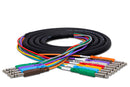 HOSA - Insert Snake, 1/4 in TRS to Dual 1/4 in TS, 2 m